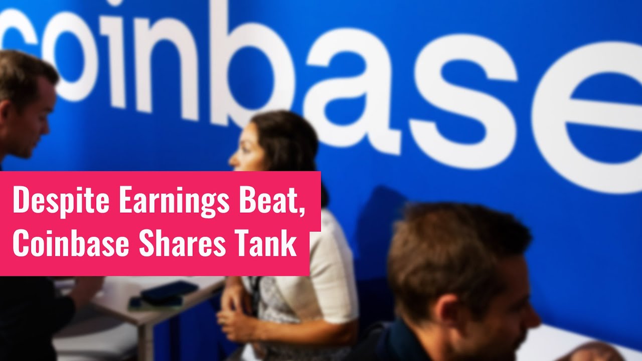Despite Earnings Beat, Coinbase Shares Tank