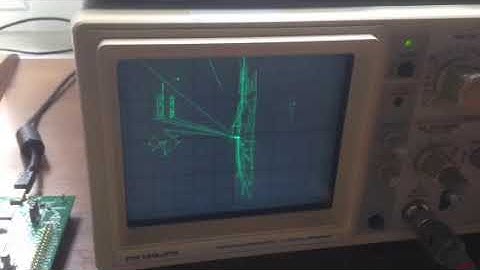 STM32F4 Battlezone oscilloscope test