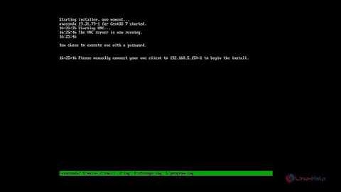 How to install CentOS 7 Remotely Using VNC Mode