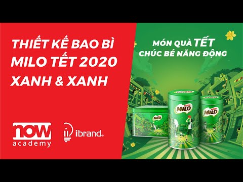 Thiết kế bao bì Milo Tết 2020 Nguyên rừng xanh - Milo Packaging Design #15 | Now Academy
