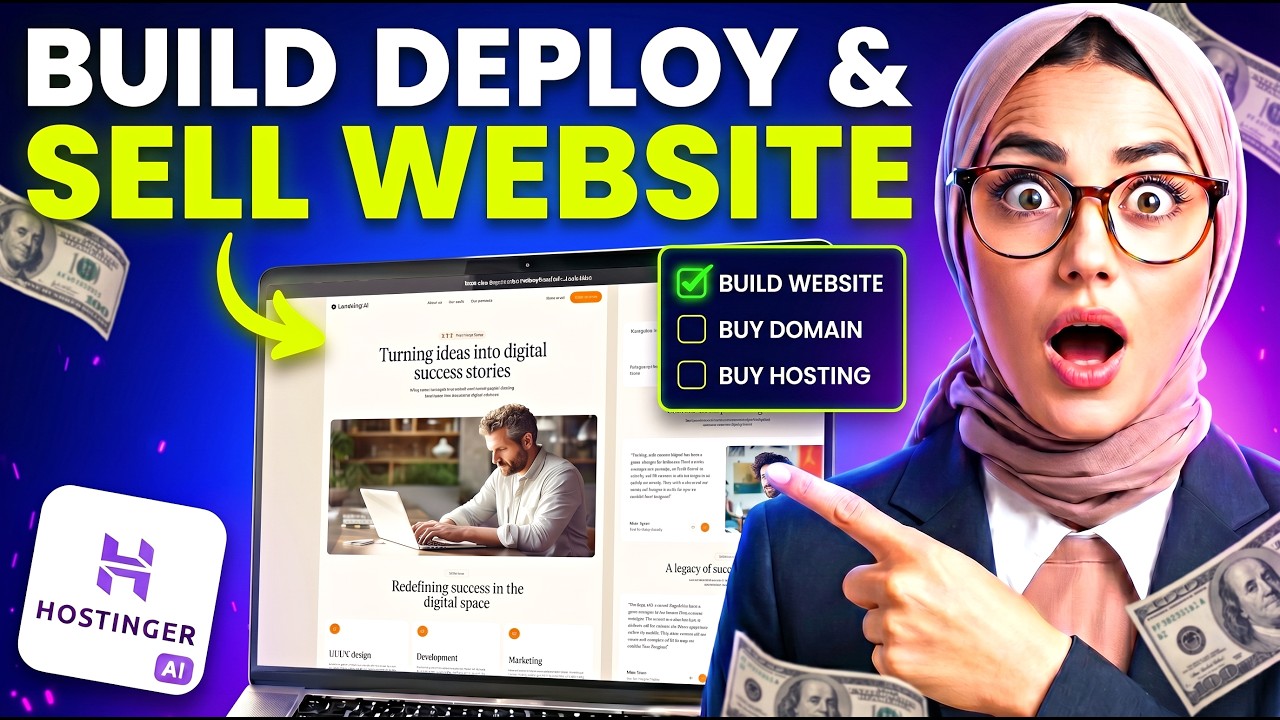 How Build Deploy & Sell WordPress Website in Seconds with Hostinger AI ...