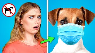 SNEAK PETS into the MOVIES || Funny Situations & Weird Ways to Sneak Food by Crafty Panda School