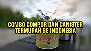 Kompor Gas Ultralight dan canister termurah seluruh indonesia , bassic outdor X kompor Hewolf