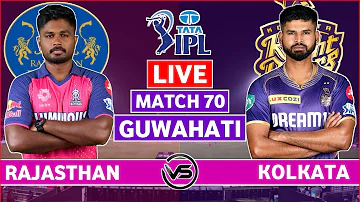 Rajasthan Royals v Kolkata Knight Riders Live | RR v KKR Live Commentary | Guwahati Rain Update Live