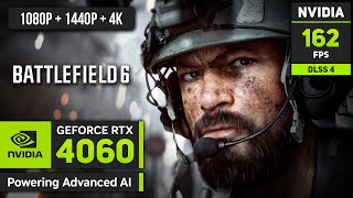 RTX 4060 on Battlefield 6 (Campaign) 4K, 1440p, 1080p with DLSS 4!
Battlefield 6 Performance Review
A Big Thanks to EA for Providing Early Access Review Code!
#battlefield6 #bf6 #rtx4060 #rtxon
00:00 1080p Ultra (Native Quality)
01:30 1080p Ultra (DLSS 4 Quality)
03:00 1080p Ultra (DLSS 4 Quality + FG)
04:30 1080p Custom Ultra (Native Quality)
06:00 1080p Custom Ultra (DLSS 4 Quality)
07:30 1080p Custom Ultra (DLSS 4 Quality + FG)
09:00 1440p Ultra (Native Quality)
10:30 1440p Ultra (DLSS 4 Balanced)
12:00 1440p Ultra (DLSS 4 Balanced + FG)
13:30 1440p Custom Ultra (Native Quality)
15:00 1440p Custom Ultra (DLSS 4 Balanced)
16:30 1440p Custom Ultra (DLSS 4 Balanced + FG)
18:00 4K Custom Ultra (DLSS 4 Performance)
19:30 4K Custom Ultra (DLSS 4 Ultra Performance)
Get great deals on PC games and support the channel:
👉 https://www.g2a.com/n/karanbenchmarks
👉 https://greenmangaming.sjv.io/KaranBenchmarks
The only demanding mission in the entire Battlefield 6 campaign is the intro. After that, from the 2nd to the 9th (and final) mission, the game runs noticeably better. It’s impressively optimized, using baked lighting that strikes a perfect balance between visual quality and performance. This is how games should be made, just like in the old days, without relying lazily on ray-traced lighting and shadows. The game already runs flawlessly on Ultra settings, but I’ve also made a custom Ultra preset that pushes performance even further, making it a better choice for higher resolutions. Thanks for watching. Don’t forget to like, share, and subscribe for more!
Explore More at:
👉 https://karanbenchmarks.in
What youll find:
🎮 In-depth video game reviews
🖼️ Stunning 8K in-game wallpapers
⚙️ Detailed video game optimization guides
Join Us on Discord : https://discord.gg/Ra5be3q7tP
PC Specifications,
► CPU : Intel Core I5-13600K @ 5.10Ghz Stock Speed
► CPU Cooler : Cooler Master Liquid ML240L V2 RGB
► GPU : Zotac GeForce RTX 4060 Twin Edge 8GB GDDR6
► PSU : Deepcool PM750D 750 Watt 80+ Gold
► RAM : CORSAIR Vengeance RGB 32GB (2x16GB) DDR5 6000MHz
► Motherboard : MSI B760M Gaming Plus WiFi DDR5
► OS : Windows 11 Pro (x64) Build 24H2
► SSD : Crucial P3 Plus 1TB NVMe M.2 5000MBps
► HDD : Seagate Barracuda Internal 4TB 5400RPM
► Monitor 1 : LG UltraGear 27Inches IPS 2560 x 1440 @ 180hz
► Monitor 2 : Samsung 27Inches IPS 1920 x 1080 @ 75hz
► Cabinet : Deepcool CK560 Mid-Tower Gaming Black
► Keyboard : Redgear MK881 Invador Pro
► Mouse : Logitech G102 Gaming RGB 8K DPI
► Recorder : Corsair Elgato Game Capture HD60S+
Join This Channel to Get Access to Perks:
https://www.youtube.com/channel/UCXFSyf8jnK9IkzVewxub-CA/join
For Business Inquiries : techngame5686@gmail.com
Instagram : https://www.instagram.com/karanbenchmarks/
Twitter : https://twitter.com/KaranBenchmarks
Any questions just ask in the comments, Ill reply as fast as I can !!
Please like, share and subscribe if you liked the video :) RTX 4060 on Battlefield 6 (Campaign) 4K, 1440p, 1080p with DLSS 4!