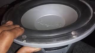 infinity kappa 10" first test.
