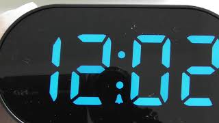 Digital LED Alarm Clock with Adjustable Brightness Dimmer and Alarm Volume by Pulmeet REVIEW