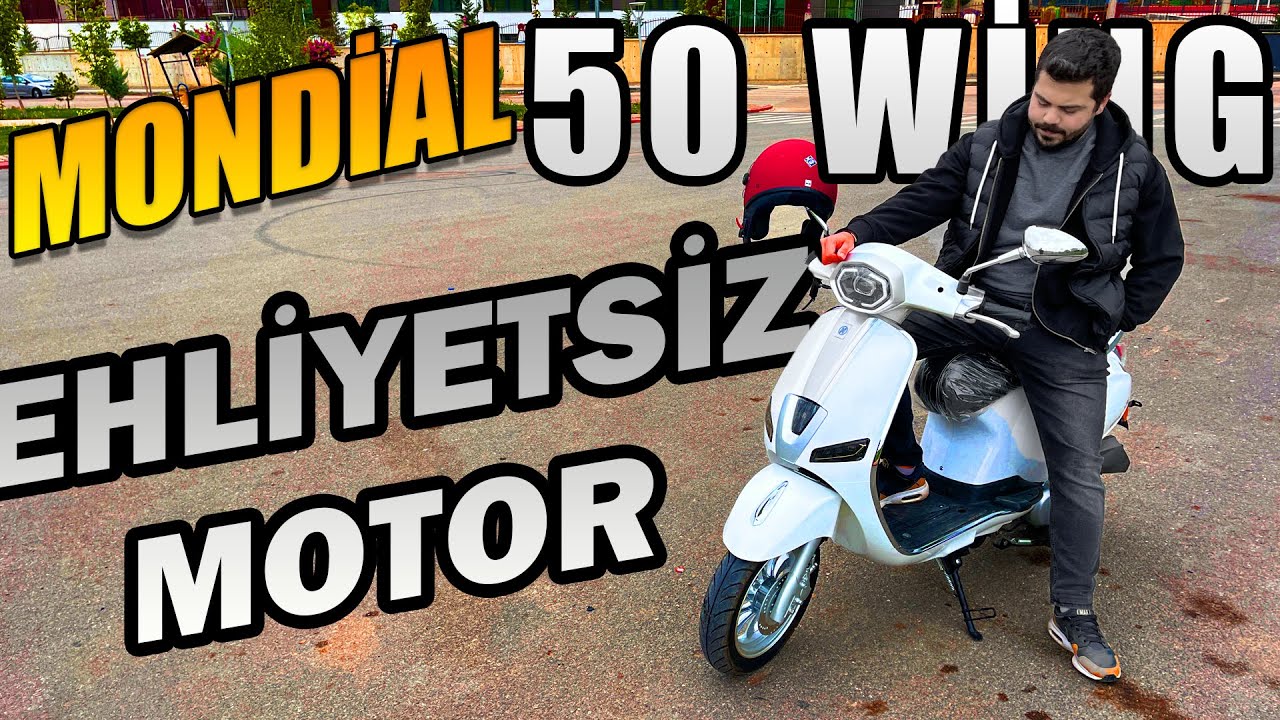 MONDİAL 50 WİNG 50 CC! EHLİYETSİZ KULLANILAN MOTOR / SCOOTER YouTube
