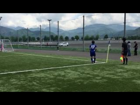 モンテディオ山形ユースvs盛岡中央 CKが直接GOAL