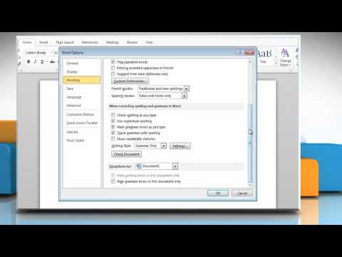 Video: How To Enable Spell Check In Word