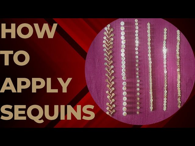 🧵 Sewing Rhinestones, Glass Beads & Sequins on a Dress × How to