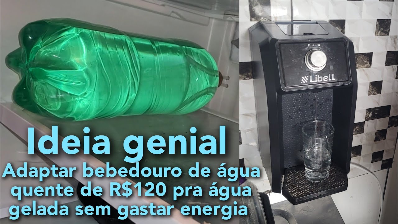 como fazer bebedouro de água gelada sem gastar energia elétrica com o ...