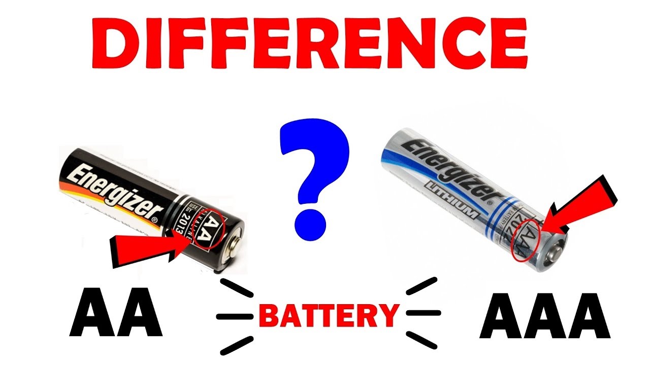 என்ன வித்தியாசம் ? | Difference Between AA And AAA Batteries | Explained In  Tamil - YouTube