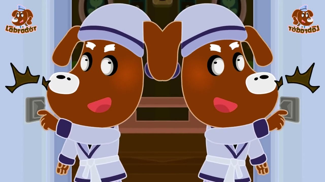 Dog Chief TUCKING IN the KIDS | Sherriff Labrador | Sponsored by: Klasky Csupo 2001 Effects