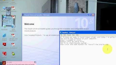 how to install oracle10g on your computer.avi