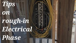 5 tips for Roughin Phase on New Construction. Electrical wiring.