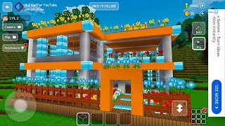 Block Craft 3D Crafting Gameplay Beautiful House