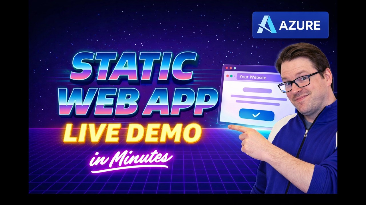 Azure Static Web App Quick Setup - YouTube