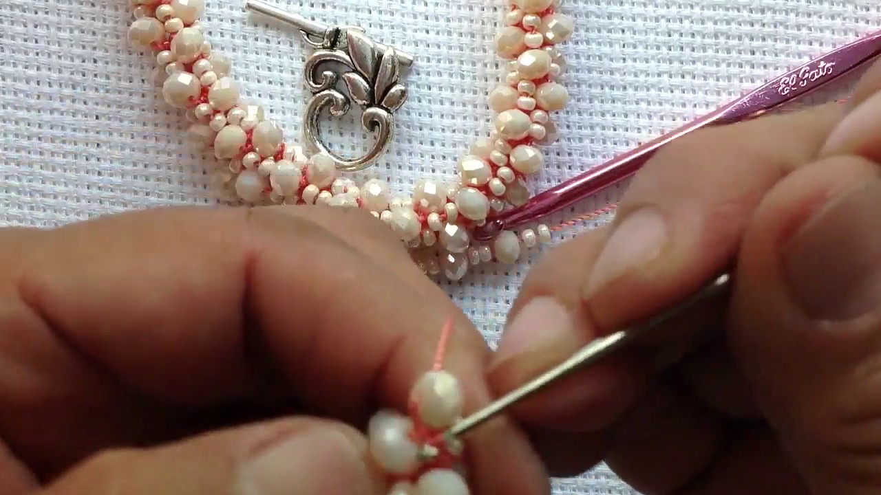 **PULSERA PUNTO DUAL CROCHET****