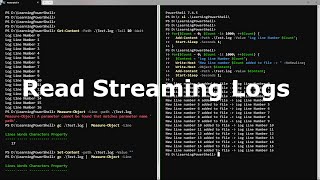 Get-Content -Tail to read tail logs in powershell  #powershell #powershellscripting