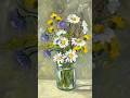 How to paint daisies with oil paints