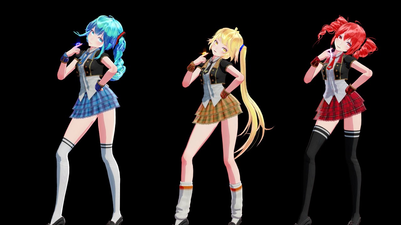 【MMD】LUVORATORRRRRY! 　ミク ネル テト / Miku Neru Teto