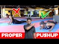 നിങ്ങൾ PUSHUP ചെയ്യുന്നത് ഇതു പോലെയാണോ..? | Proper PUSHUP Tutorial