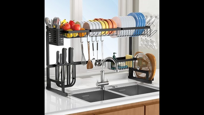 MERRYBOX Over The Sink Dish Drying Rack 