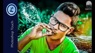 HOW TO DO SMOKING EDITING LIKE CB EDITZ IN PS TOUCH EDITING PICSART EDITING TUTORIAL BY S A CREATION screenshot 4