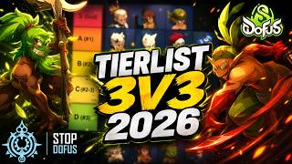 ¿Tu clase está rota? 🔥 TIERLIST 3V3 2026 DOFUS