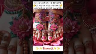 Kishori Jiकशर जShree Ji चरण दरशन Charan Darshan
