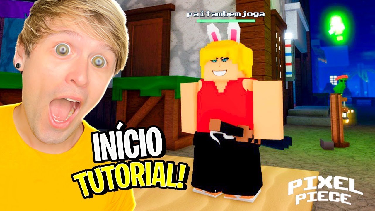 COMO JOGAR o PIXEL PIECE - TUTORIAL e DICAS PARA INICIANTES - ROBLOX - Pai Também Joga