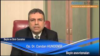 Beyin Anevrizmaları Nedir? - Opr Dr Candan Hundemir