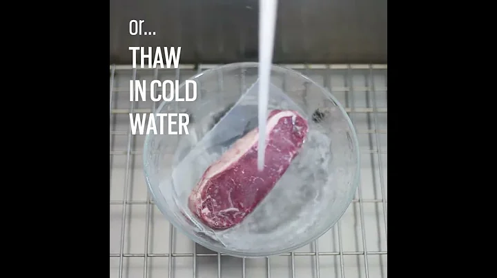 Two ways to thaw Pre Beef