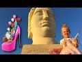 💄 Amazing Colorful Cosmetics Set &amp; Barbie for girls ИГРАЕМ В САЛОН КРАСОТЫ с Барби Видео для Девочек