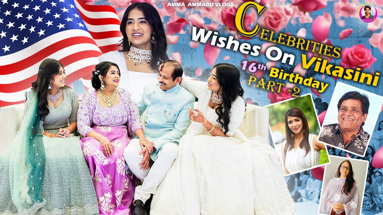 My Daughter Vikasini 16th Birthday Celebration in USA 🎉PART - 2 | Ft ...