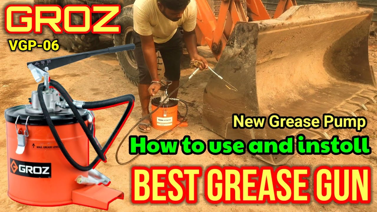 बेस्ट ग्रीस गन | How To Use New Grease Pump-6kg | GROZ GREASE GUN | VGP-06 | grease_pump 