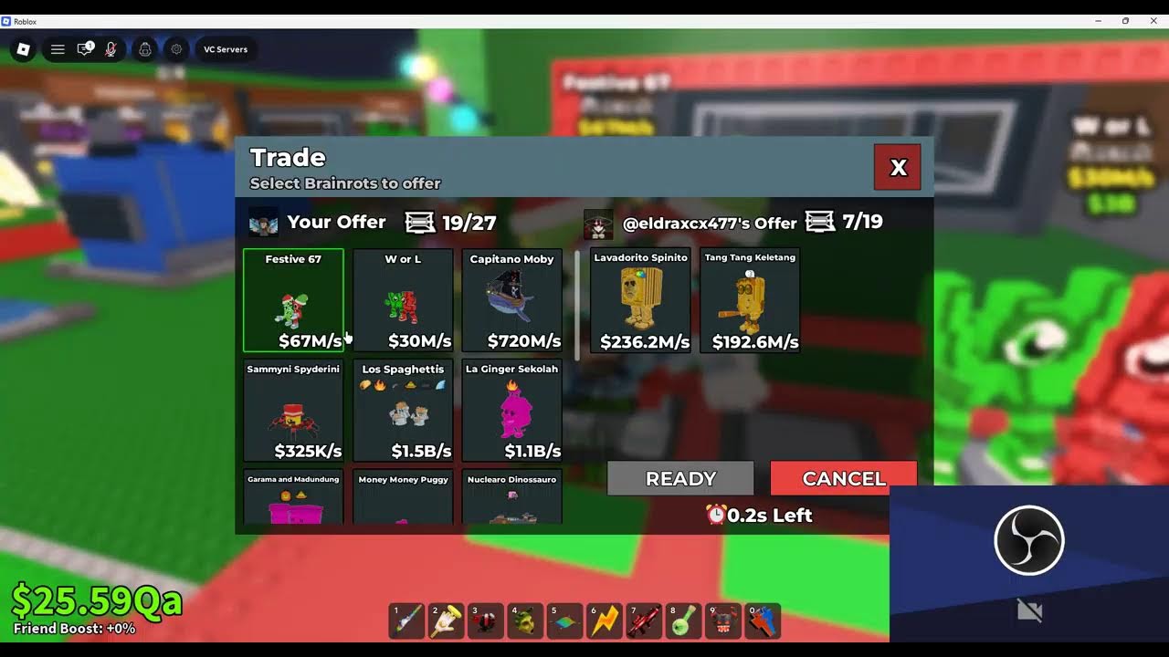 [LIVE] ONLY TRADING.. || STEAL A BRAINROT