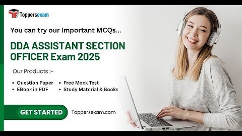 DDA ASSISTANT SECTION OFFICER Mock Test Free | Question Paper | Exam Pattern 2025| EBook PDF #ddaaso