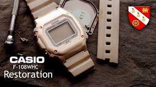 Реставрация часов Casio - тоже модифицированная! Casio F-108WHC