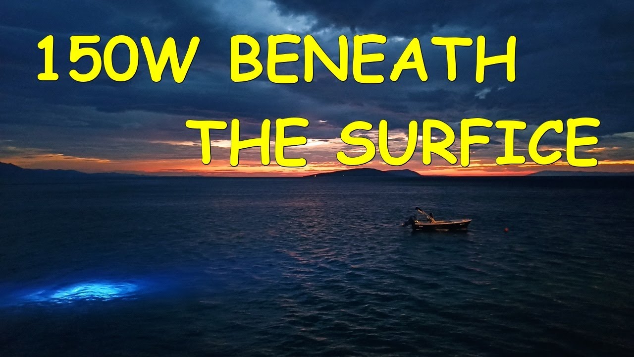 How to make 150W LED spotlight 13 feat below the sea 🌊🔦🌊