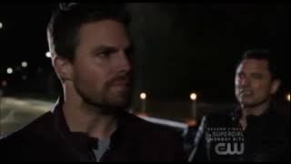 Arrow 5x22 Oliver And Malcolm Merlyn