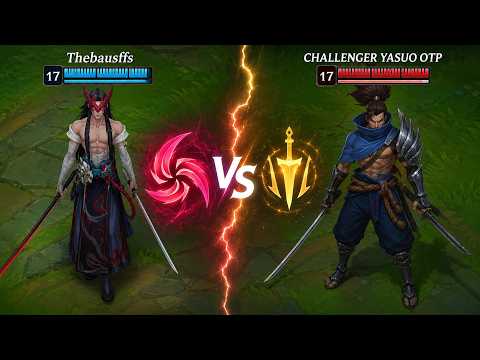 THEBAUSFFS YONE FINALLY FACES CHALLENGER YASUO OTP (Hail of Blades VS LETHAL TEMPO)