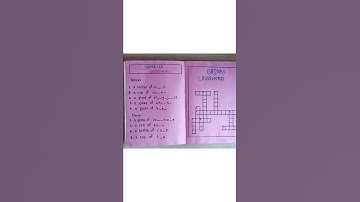 Making my game book (part - 12) Crossword #shorts | Quick Arts & Crafts
