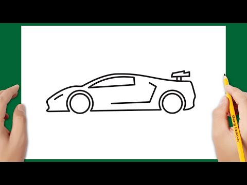 Vídeo: Como Desenhar Um Carro Esporte