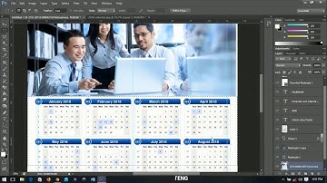 how to design calendar in photoshop 2018