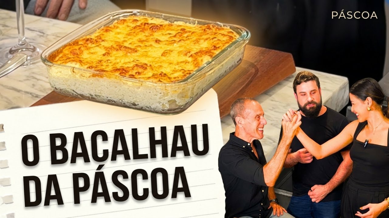 Desafio na cozinha! Bacalhau Gratinado