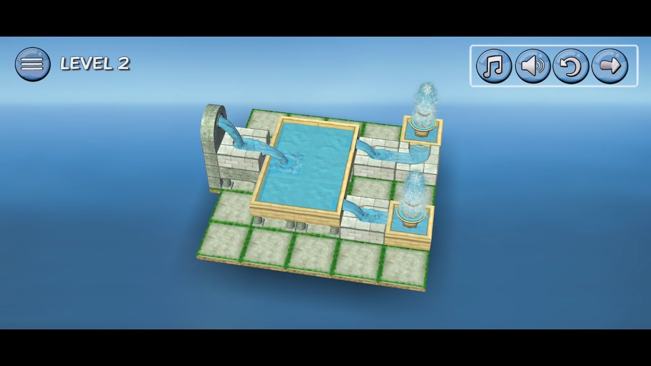 Flow Water (by Frasinapp) - puzzle game for Android and iOS - gameplay.