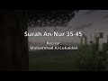 Surah An Nur 35 45 Muhammad Al Luhaidan 
