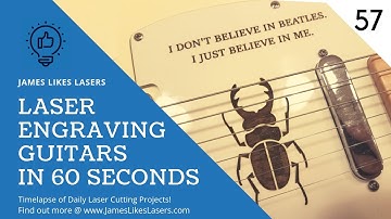 Day 57:  Lasering Guitar Pick boards